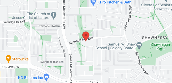 map of 1389 Shannon Avenue SW